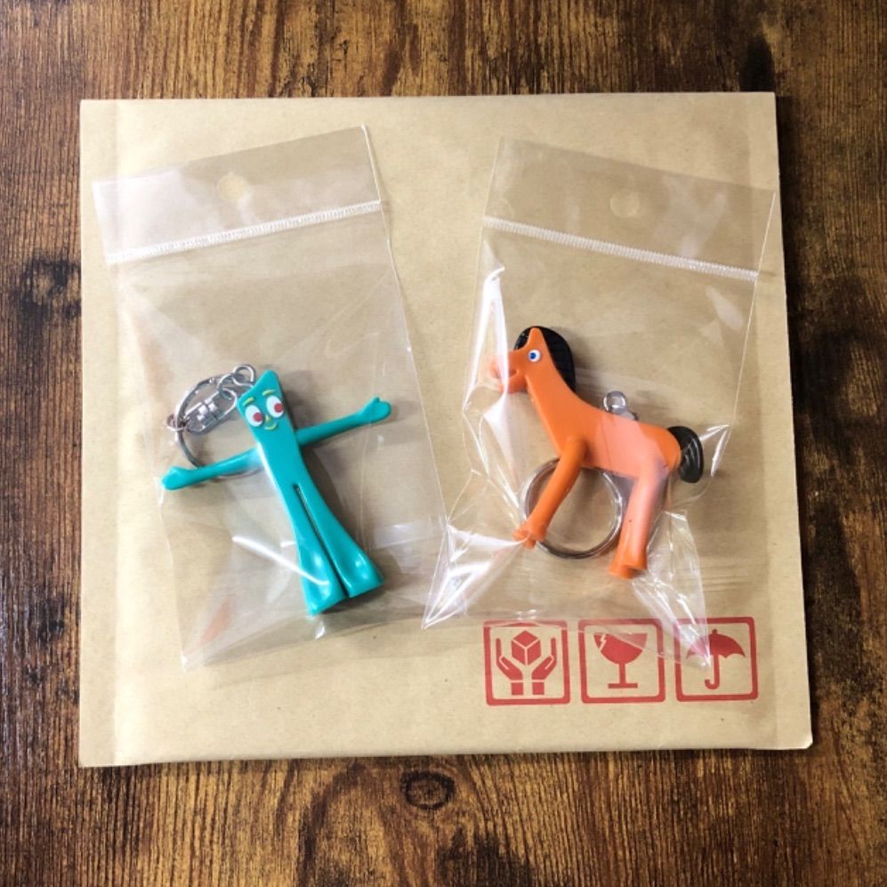 キーホルダー】 ガンビー & ポーキー ベンダブル キーリング