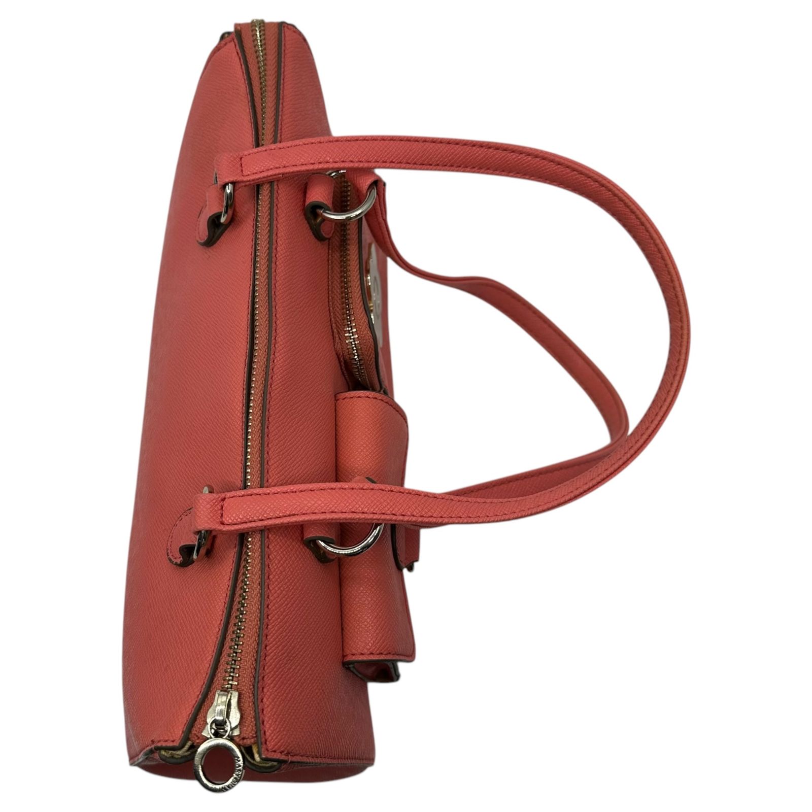 MARY QUANT マリークワント ワンショルダーバッグ  ロゴ刺繡 PVC    ピンク レディース / 240001187429 MARY QUANT - MARY QUANT マリークワント ワンショルダーバッグ ロゴ