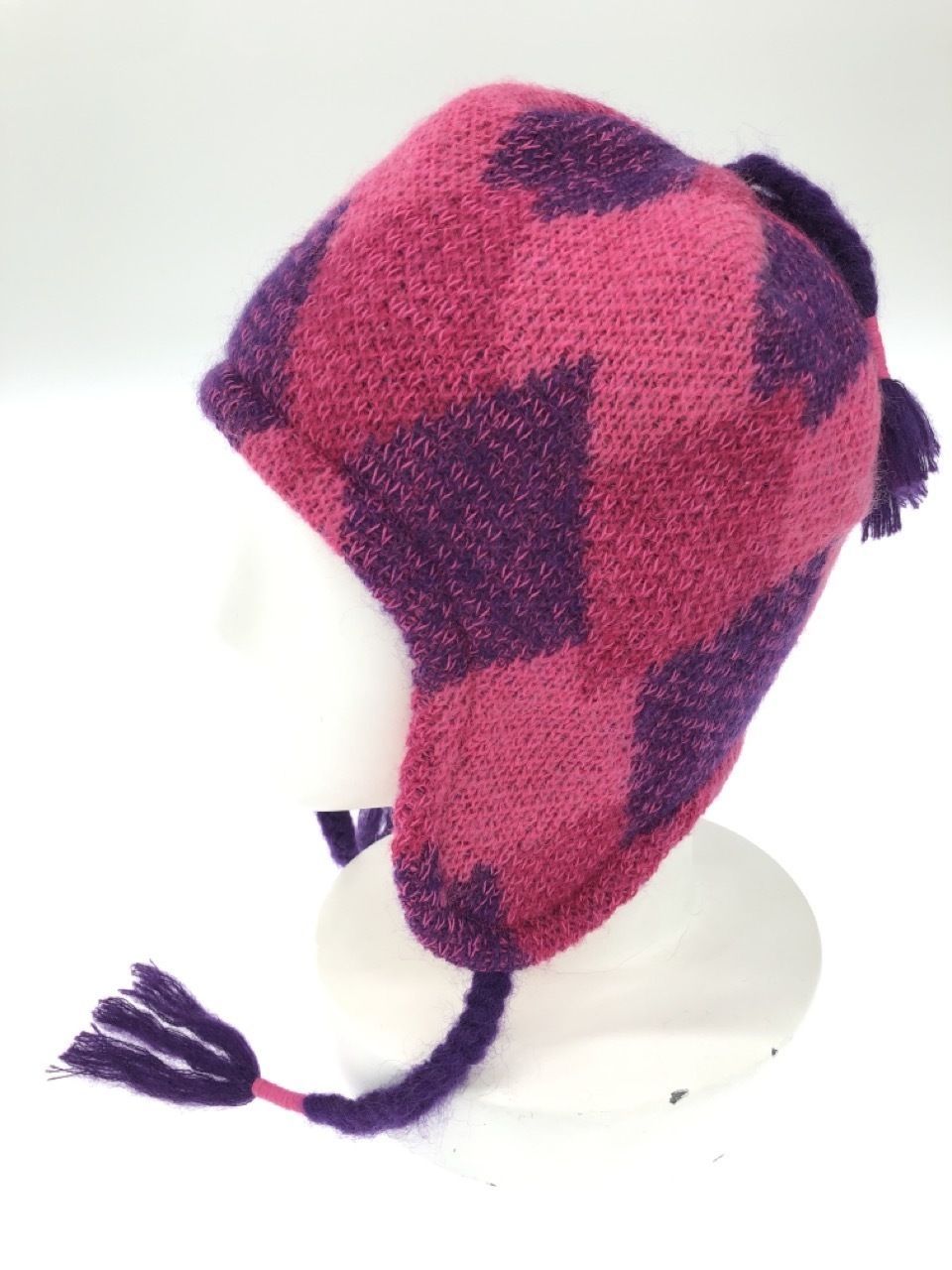 DAIRIKU 22AW ARGYLE PILOT KNIT CAP ピンク - メルカリ