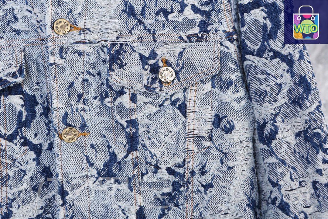 新作　タグ付　即完売　ルイ・ヴィトン コラボ　ジージャン ルイ・ヴィトン（Louis Vuitton） 秋の最新フラワー柄の LV の