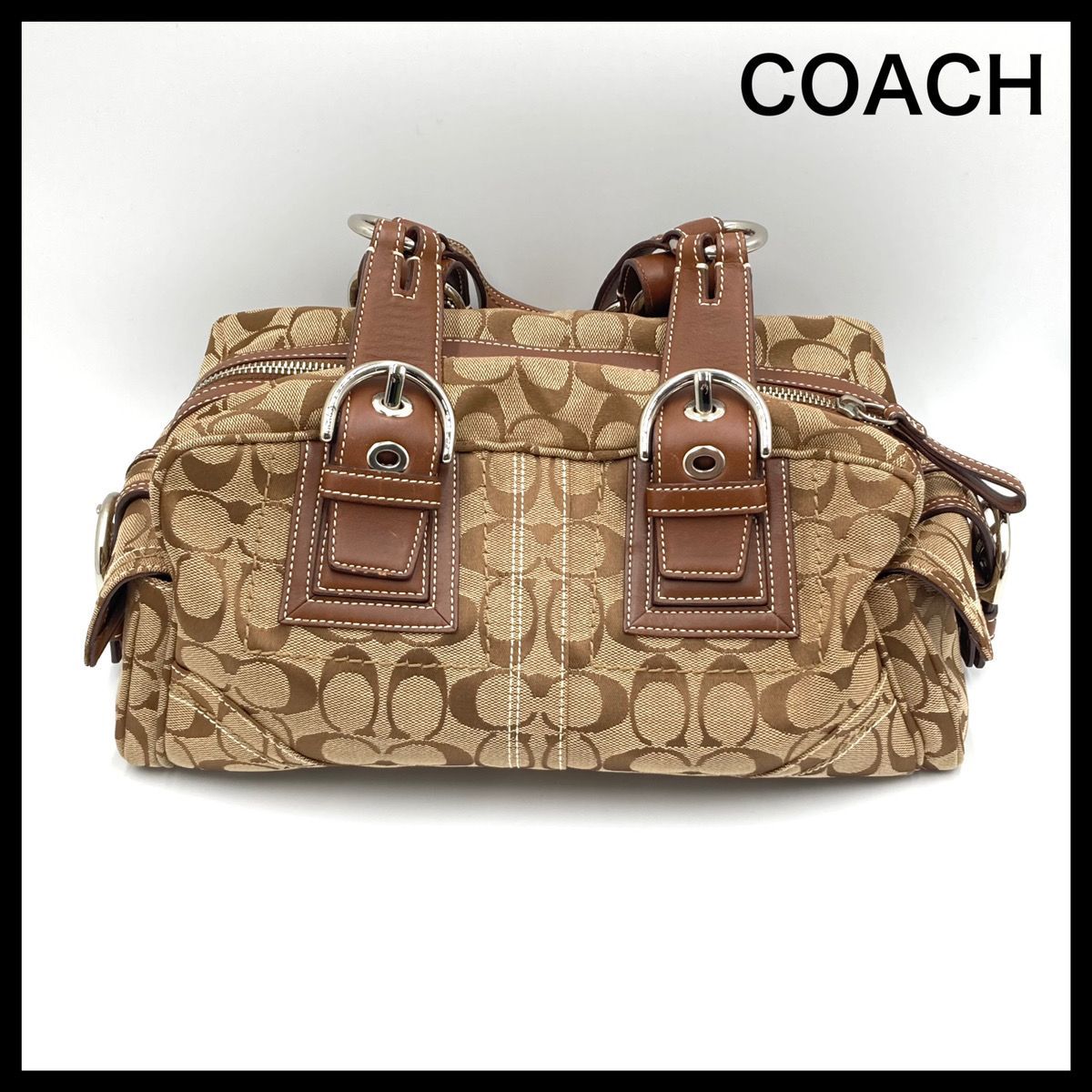 COACH コーチ ミニボストン ソーホー サッチェル ハンドバッグ