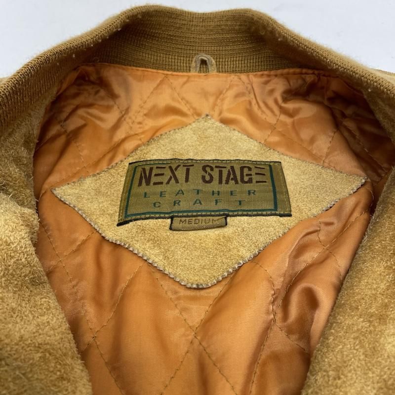 80s～90sスエードレザージャケット USED 古着 ジャケット、上着 レザージャケット NEXT STAGE 80s