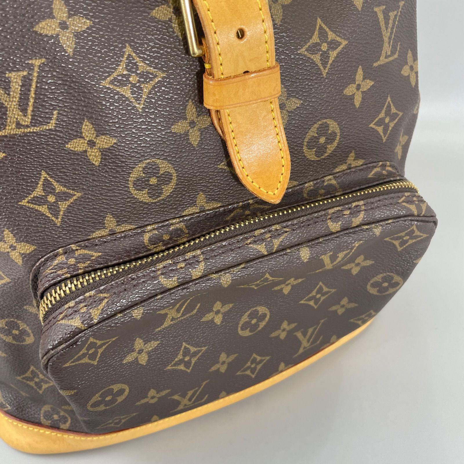 Louis Vuitton モンスリGMモノグラムリュック　保存袋あり Louis Vuitton モンスリGM リュックモノグラム 保存袋付き