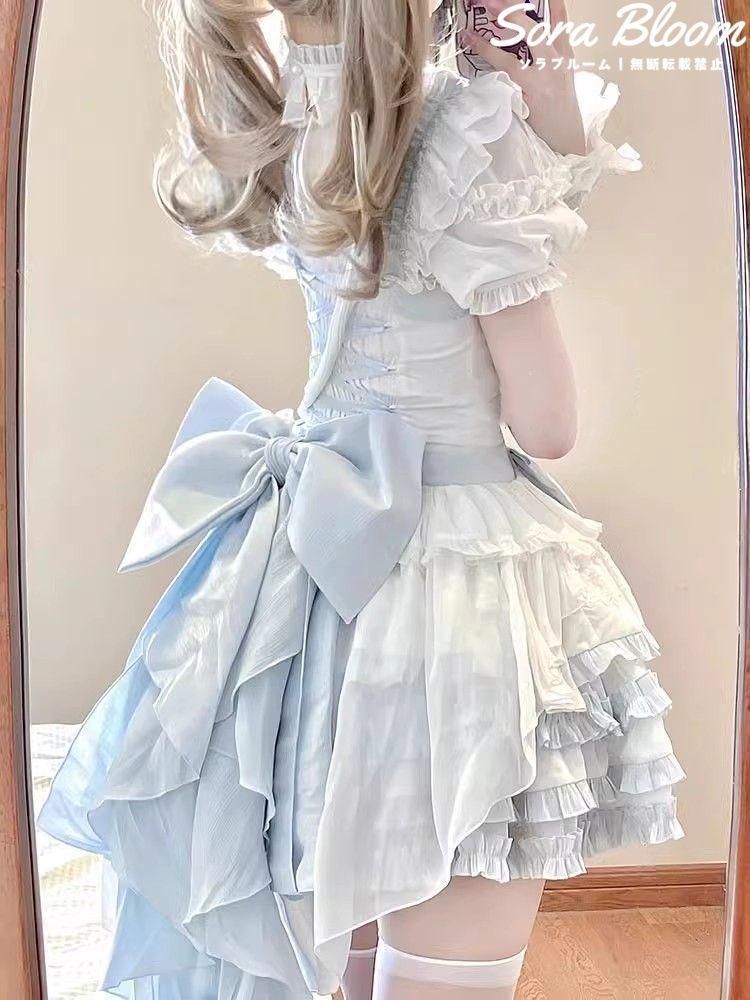 ロリータ 豪華姫系 lolita 2025 ワンピース 豪華フルセット 撮影会 舞台演出 推し活 ハロウィン 仮装 可愛 レトロ風 オリジナル ロリータ ワンピース 美しい刺繍 LT-152