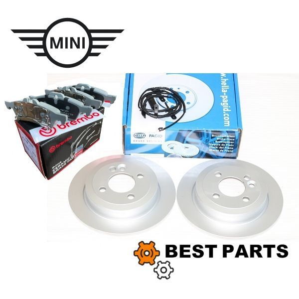 BMW MINI リアパット リアローターセット センサー R50 52 53 34216762871 34216774987 34356771448 純正OEM