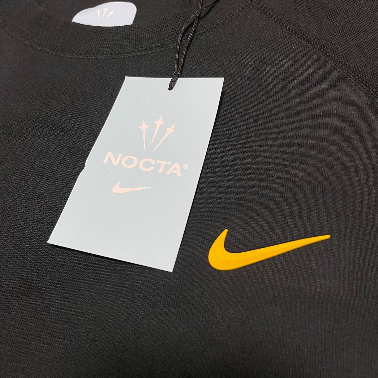 定価14,520円 NIKE NOCTA TECH FLEECE L/S CREW FD8457-010 BLACK L 