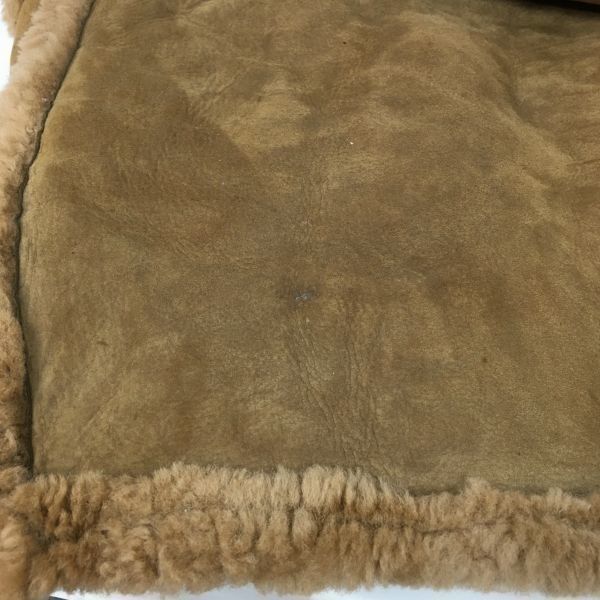 Vintage ！Knight tailors　ナイトテーラー　天然ボアウールベスト　size 12〈ブラウン/茶/BROWN〉あったか/ 菅NO.A2-30 Vintage ！Knight tailors ナイトテーラー 天然ボアウールベスト size