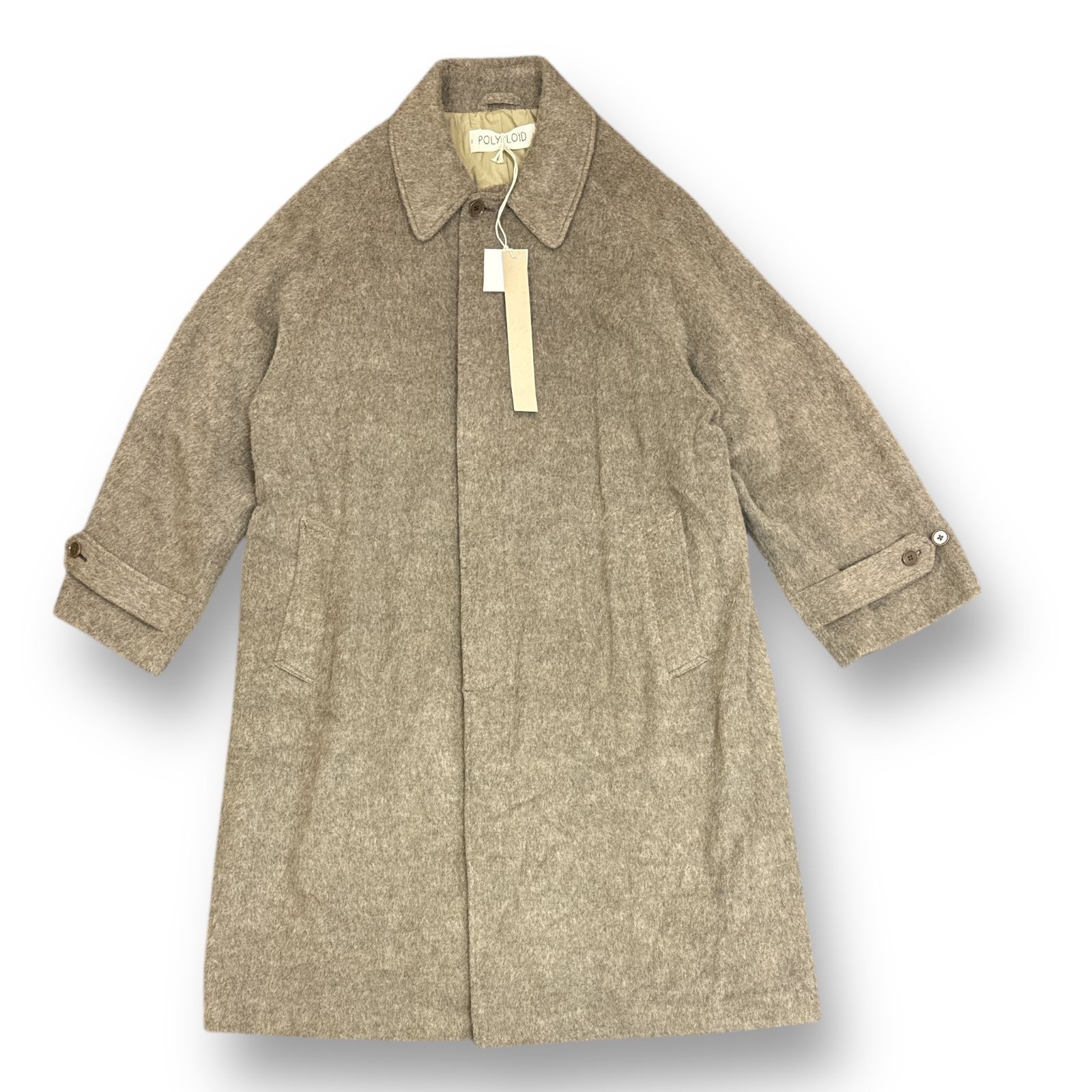定価99000円 新品 POLYPLOID LONG COAT C ロングコート ステンカラー 