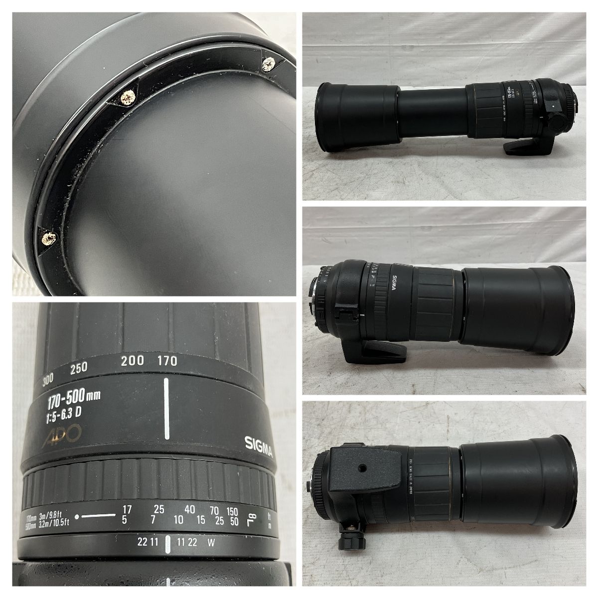 SIGMA シグマ 170-500mm F5-6.3D APO ズームレンズ Nikon用 C9549936 - メルカリ