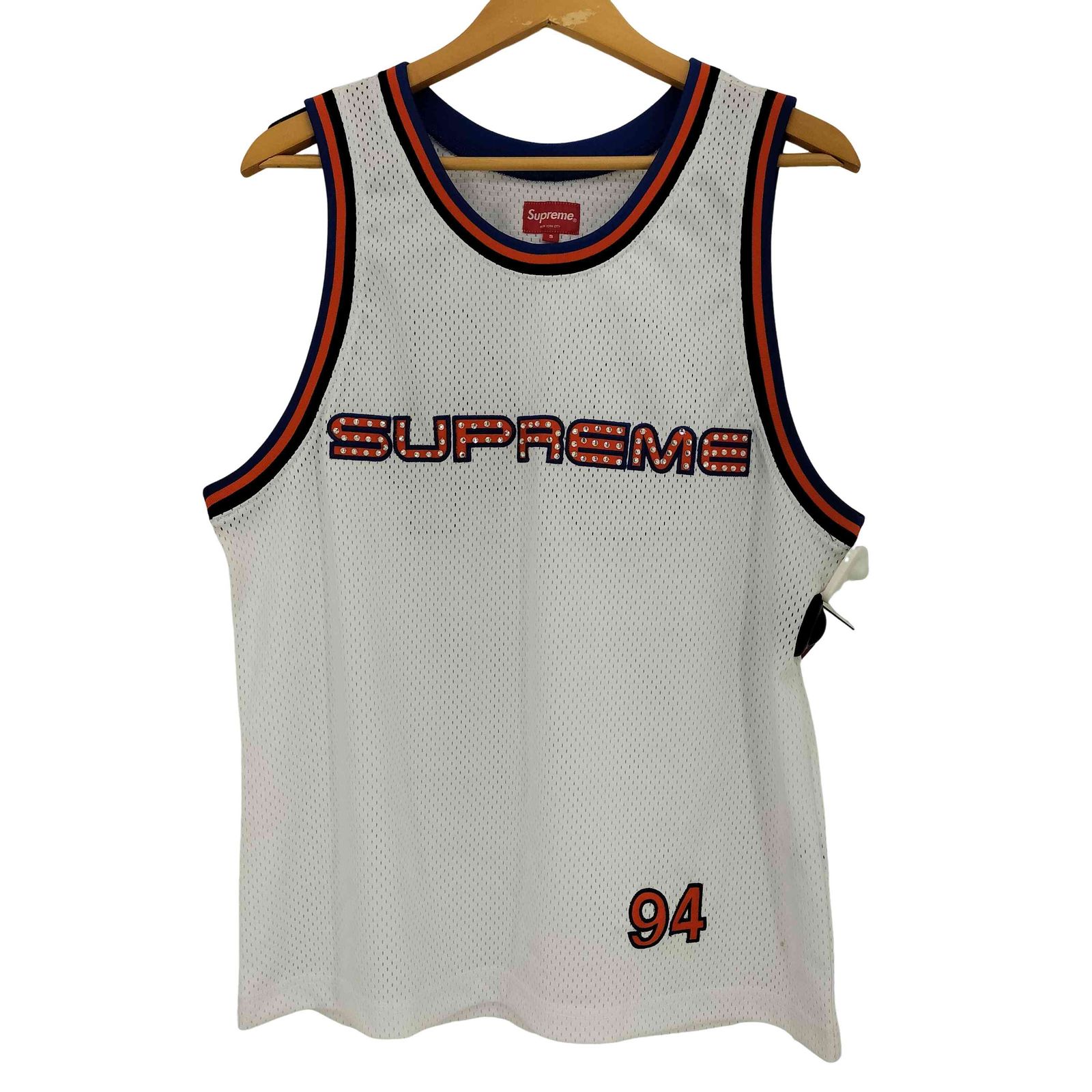 シュプリーム Supreme 19ss RHINESTONE BASKETBALL JERSEY