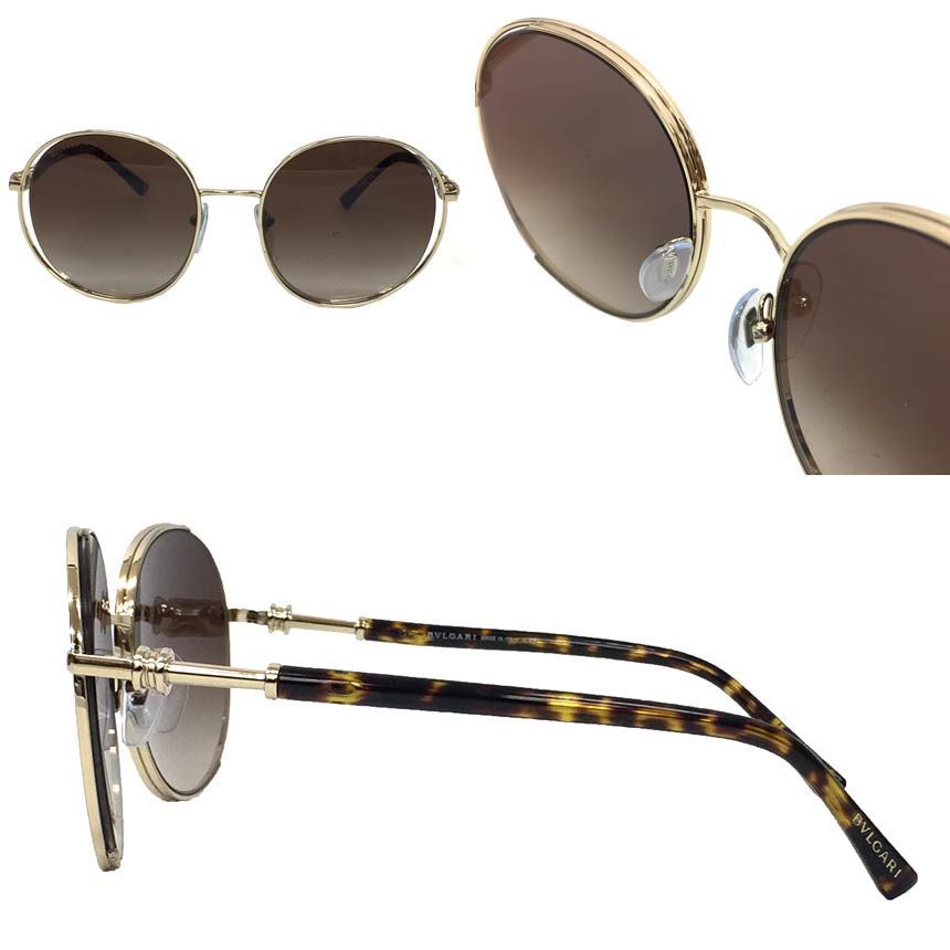 ブルガリ BVLGARI サングラス グラデーションレンズ ラウンド