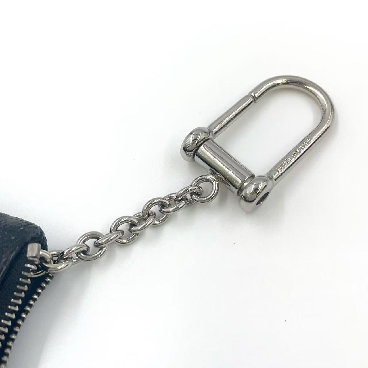 GUCCI コインケース GUCCI インプリメ キーリング付 PVC ブラック コインケース