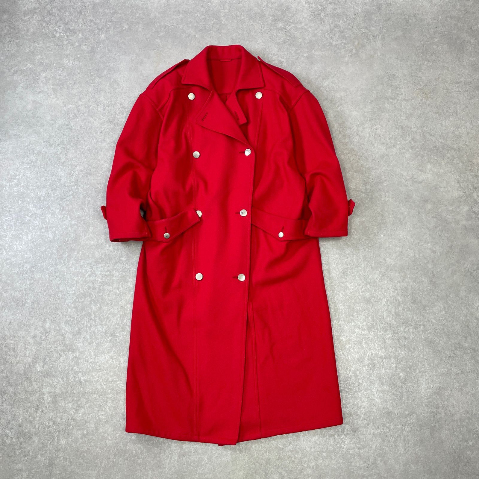 MaxMara SPORTMAX ヴィンテージ ウール混 ロングコート ボリューム 
