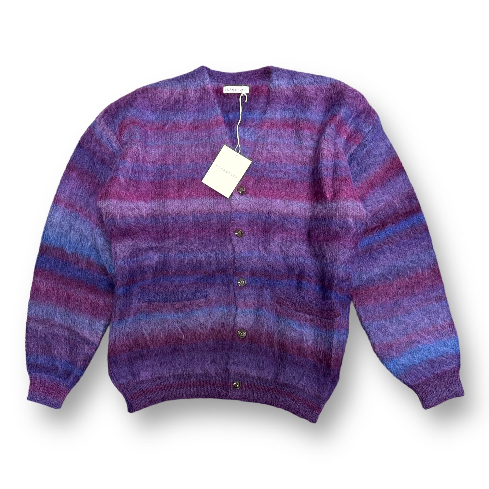 定価35200円 未使用 FLAGSTUFF 23SS MOHAIR CARDIGAN モヘアニット 
