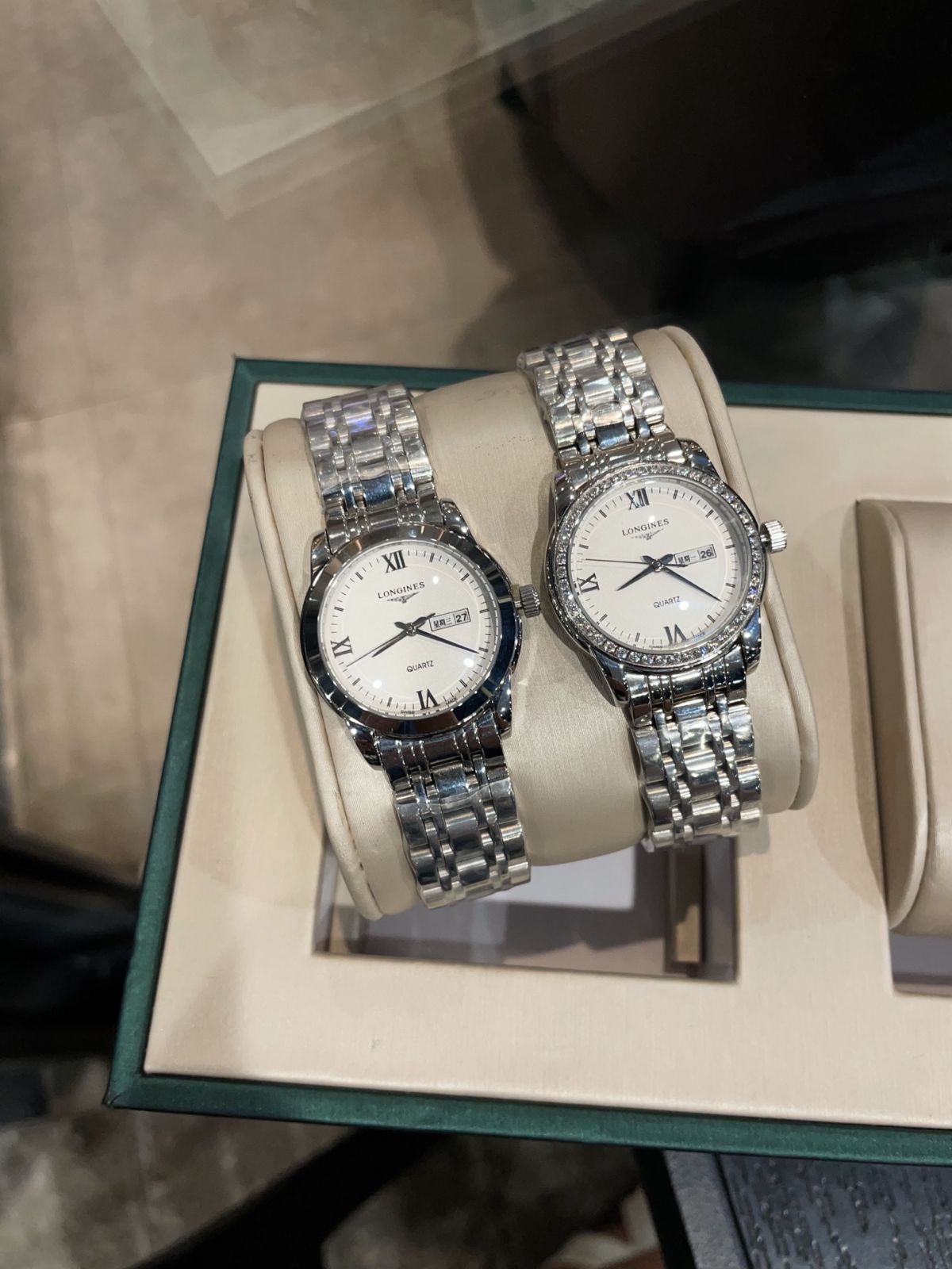 ロンジンペアウォッチ LONGINES ロンジン 薄型ペアウォッチ ラ グラン クラシック
