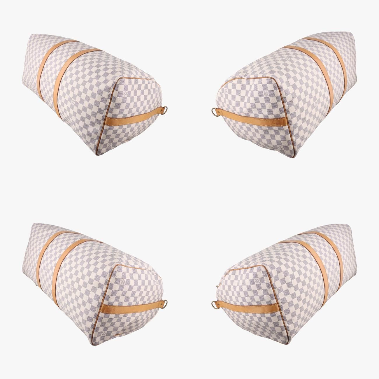 Vuittonキーポルバンドリエール55アズールダミエキャンバスN41429MB2007