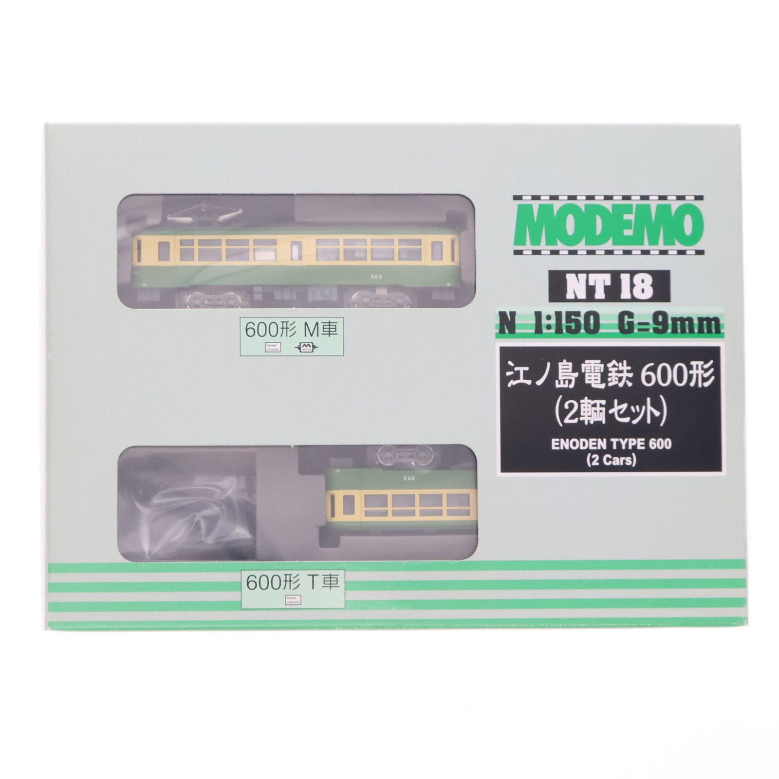 NT18 江ノ島電鉄 600形 2両セット(動力付き) Nゲージ 鉄道模型 MODEMO(モデモ) NT18 江ノ島電鉄 600形 2両セット(動力付き) Nゲージ 鉄道模型