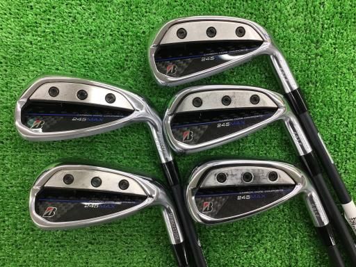 【新品】ブリヂストン 245 MAX アイアンセット 5本 右 S ゴルフ 245MAX アイアン(5本セット) VANQUISH BSi for MAX(アイアン