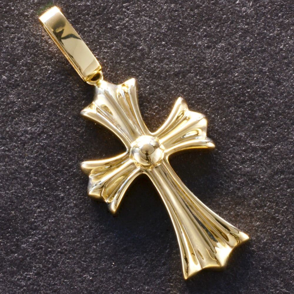 ペンダントトップ メンズ K 18 18金 クロス 十字架 ペンダントヘッド イエローゴールド 地金 刻印入り 大きめ 30代 40代 50代 60代 シンプル プレゼント ギフト 一生もの マート Shops店
