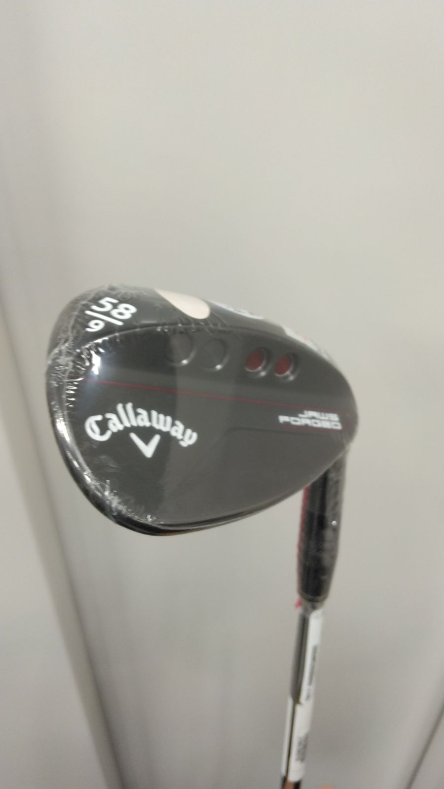 Wg　キャロウェイ JAWS FORGED ウェッジ チャコールブラック 　58/9　メンズ 右用 Dynamic Goldバーガンディ スチールシャフト 日本正規品 2023年モデル【浦安店】u00122