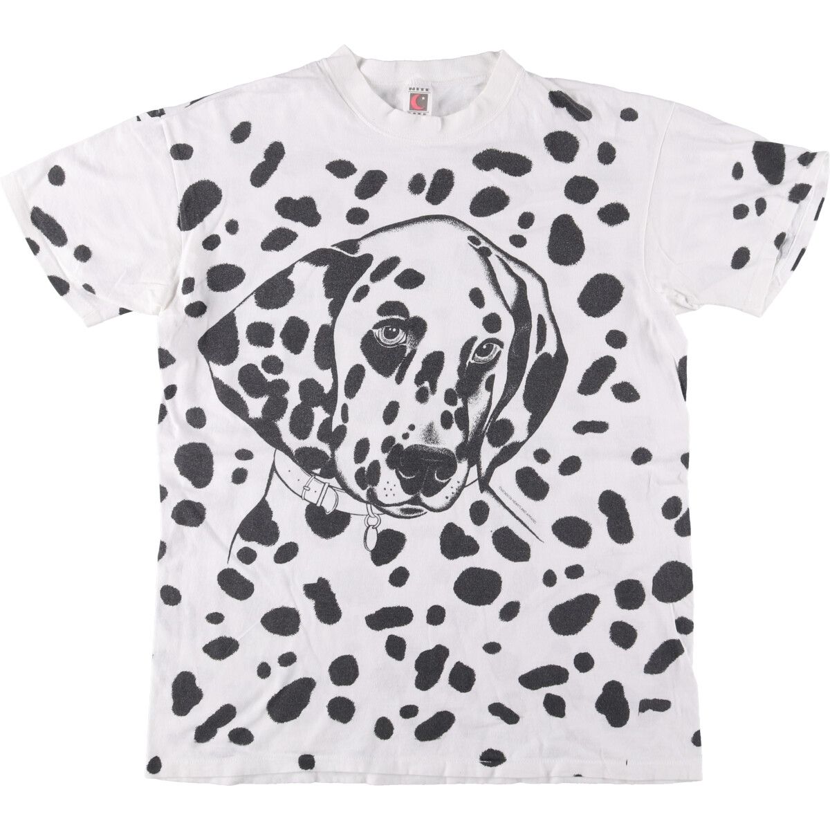 古着 NITELITE プリント 犬柄 アニマルTシャツ メンズXL相当|eaa548761