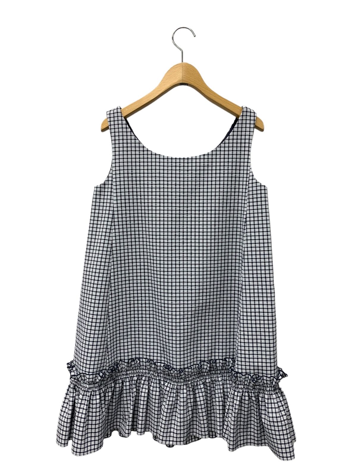 デイジーリンforフォクシー Check Tunic 06369 チュニック 38 ブラック