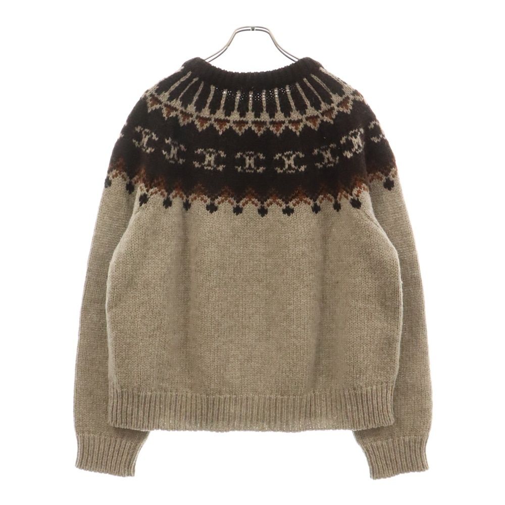 CELINE トリオンフ アルパカ ニット Hedi Slimane CELINE トリオンフ アルパカ ニット Hedi Slimane