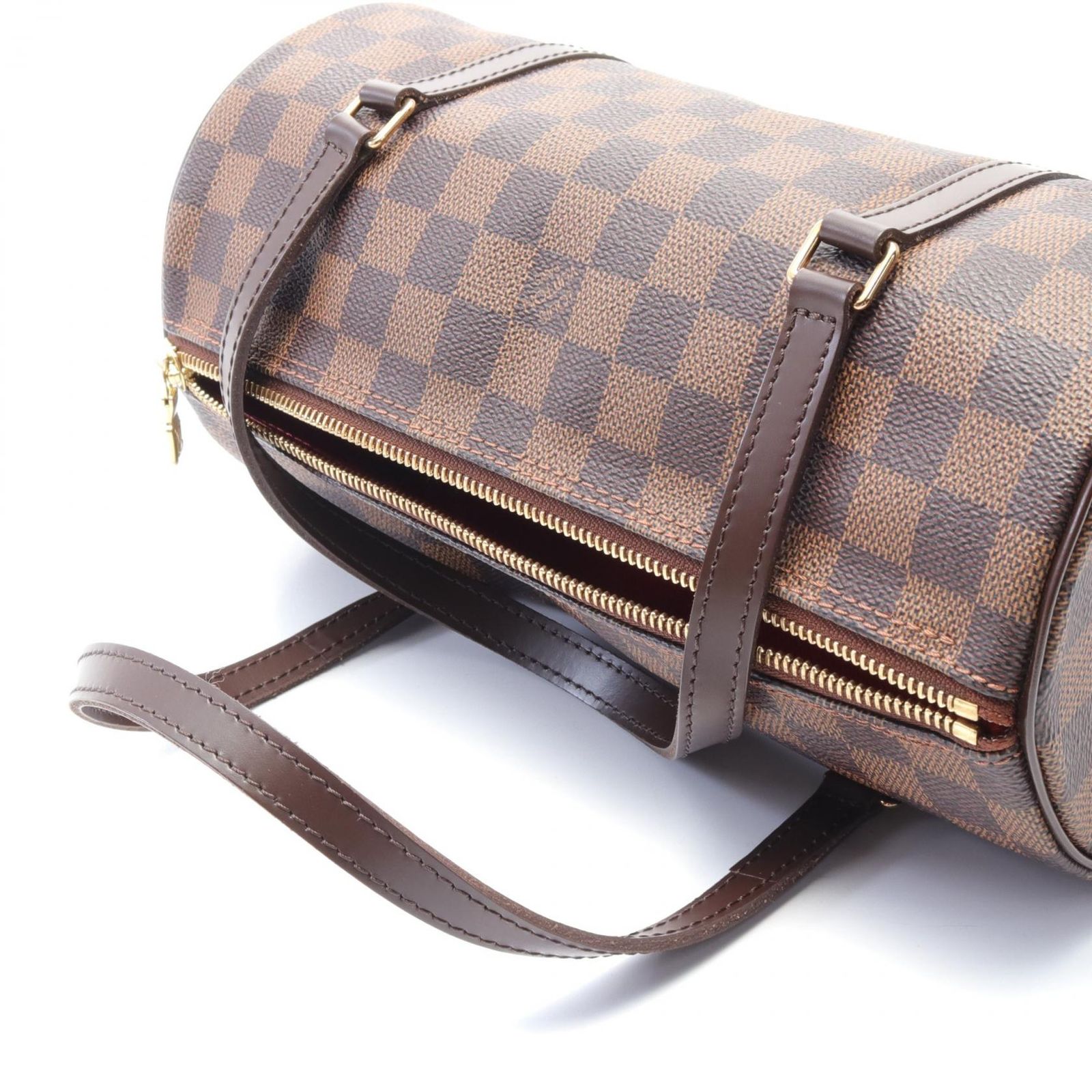 ルイヴィトン　ハンドバッグ　パピヨン　26 ダミエ　エベヌ パピヨン 質イコー [ルイヴィトン] LOUIS VUITTON ダミエ 26cm