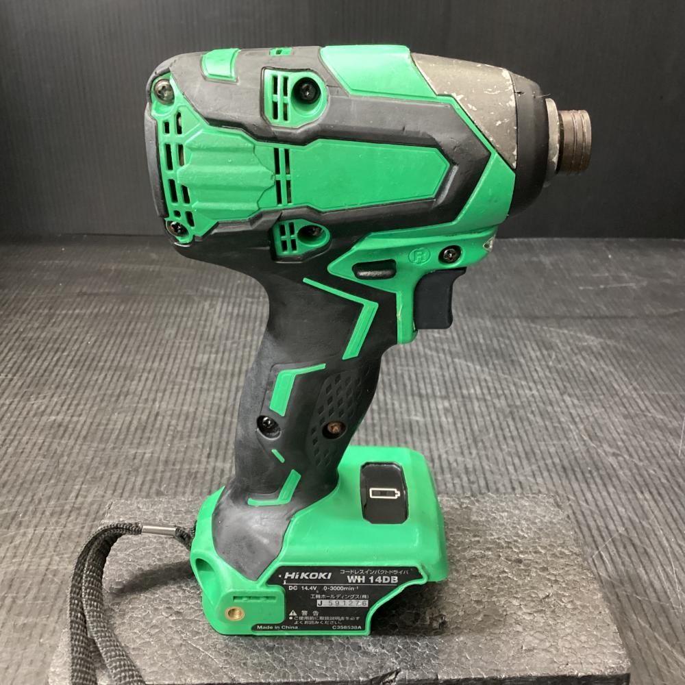 中古美品ハイコーキ インパクトドライバー wh14db 2sc 中古美品