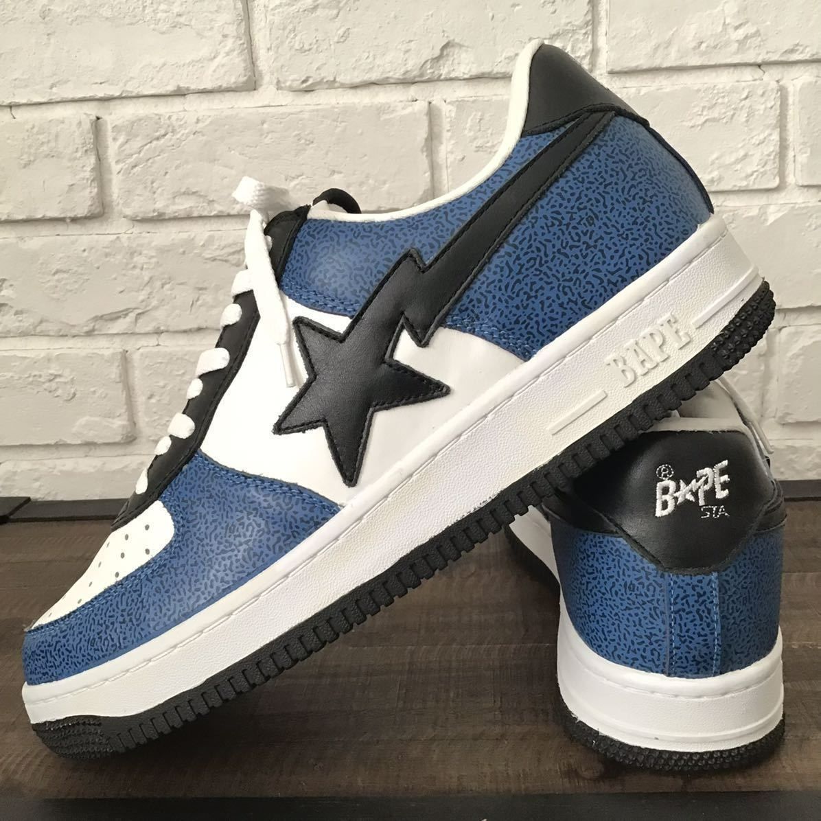 A BATHING APE BAPESTA BLUE SIZE 8 US スニーカー - メンズシューズ