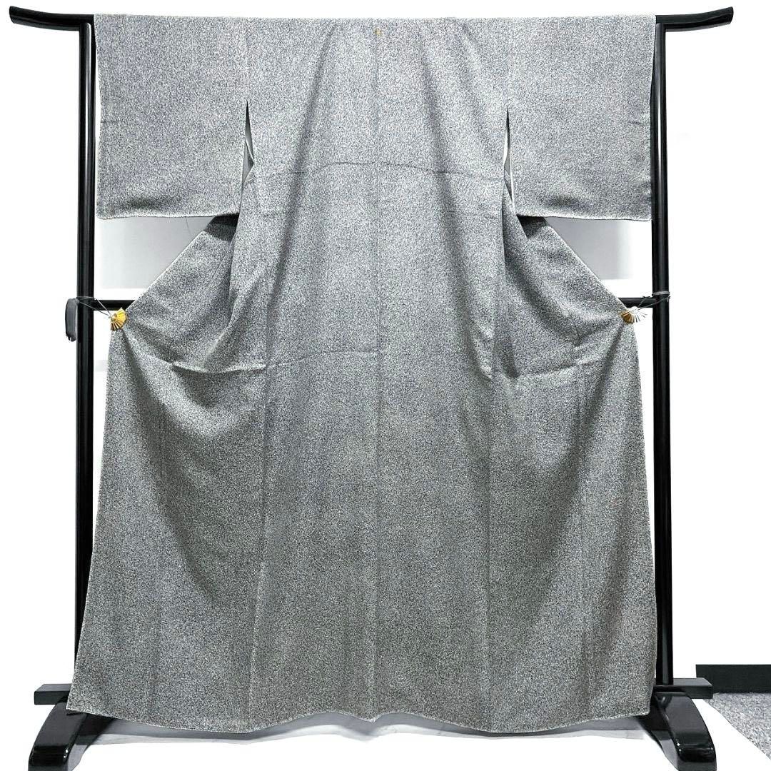 色無地　一つ紋　たたき染め　モノトーン　着物　062a p 色無地 一つ紋 たたき染め モノトーン 着物 062a p - メルカリ