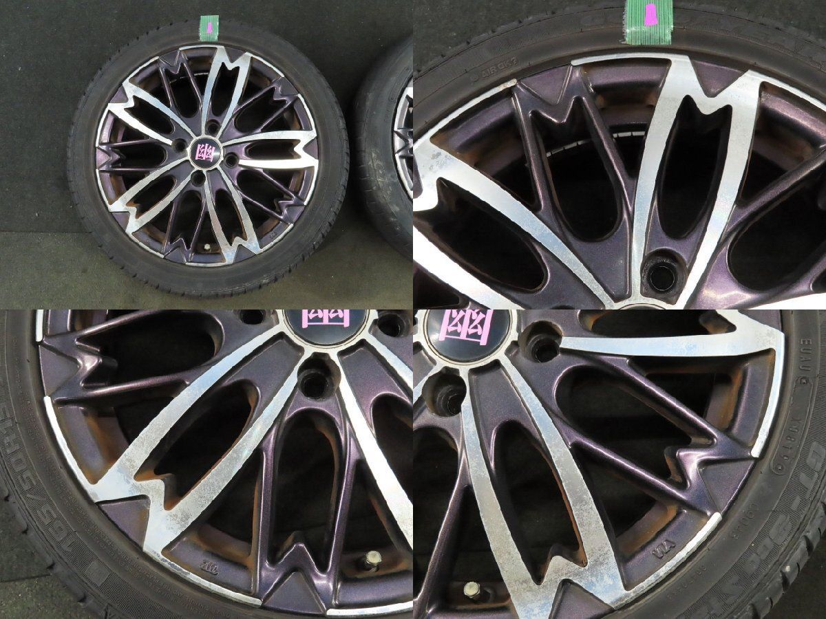 新品セット☆和道桜5分咲☆215/45R18☆ステップワゴン・エスクァイア 超個性派ホイール「和道 桜 -サクラ-」！ホンダN-WGNに装着した