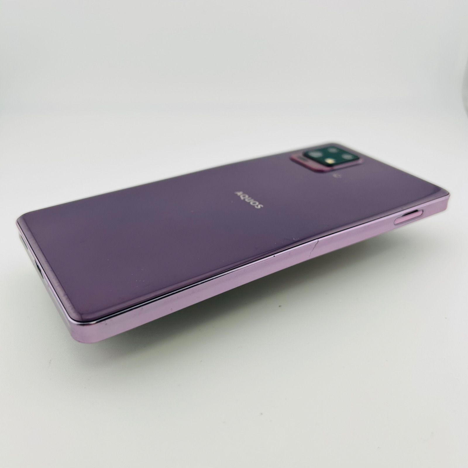 訳あり バッテリー良好 AQUOS Zero6 128GB パープル SIMフリー(sim