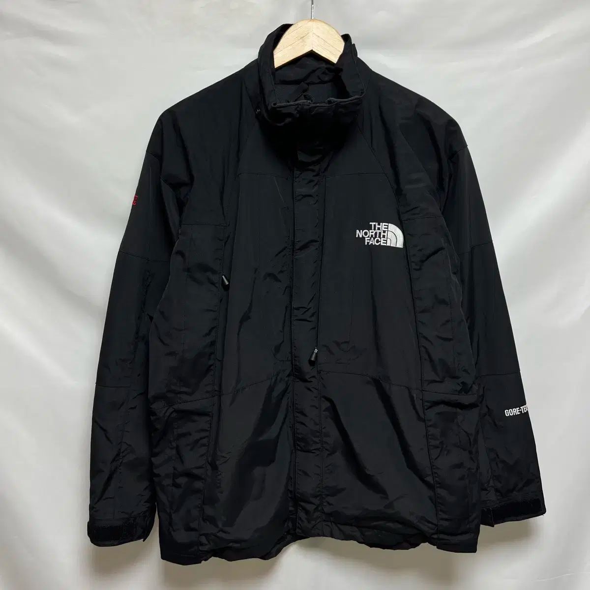 純正品| L THE NORTH FACE ザ ノース フェイス GORE-TEX₍ゴアテックス サミットシリーズ ブラック ウィンドブレーカー