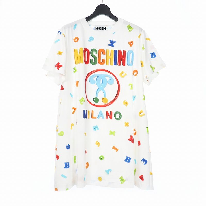 MOSCHINO - MOSCHINO　モスキーノ　Tシャツ　クエスチョン　ビッグサイズ モスキーノ MOSCHINO 20SS ダブルクエスチョン プリント