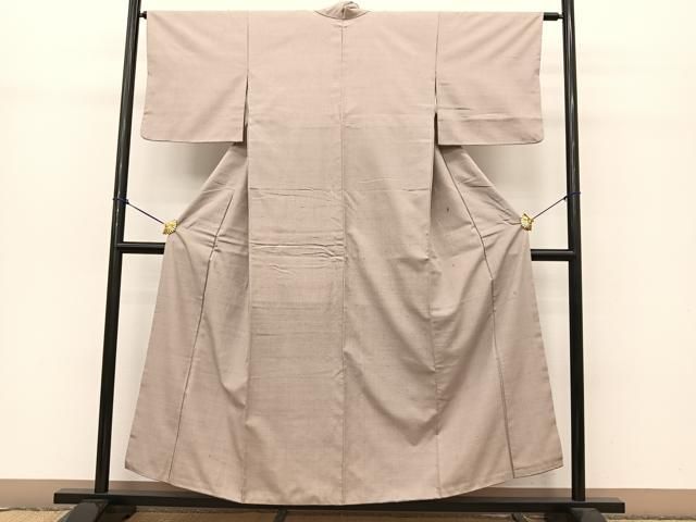 平和屋着物○結城紬 奥順 はたおり娘 霞文 証紙付き 正絹 逸品  