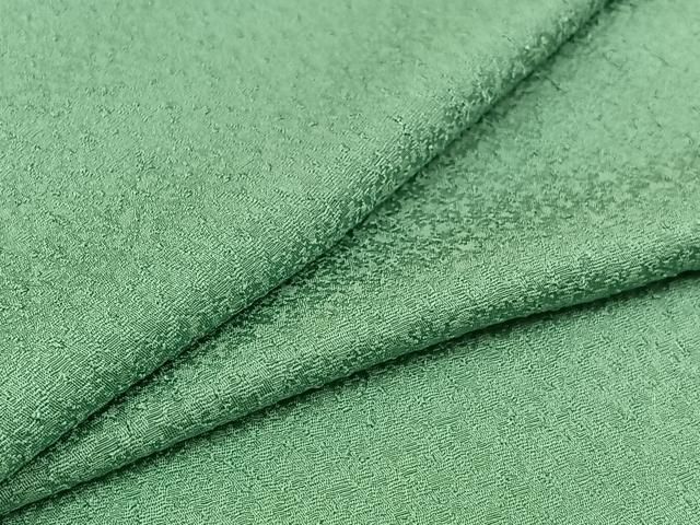 平和屋着物▽上質な色無地 単衣 青竹色 正絹 AABC3165jh