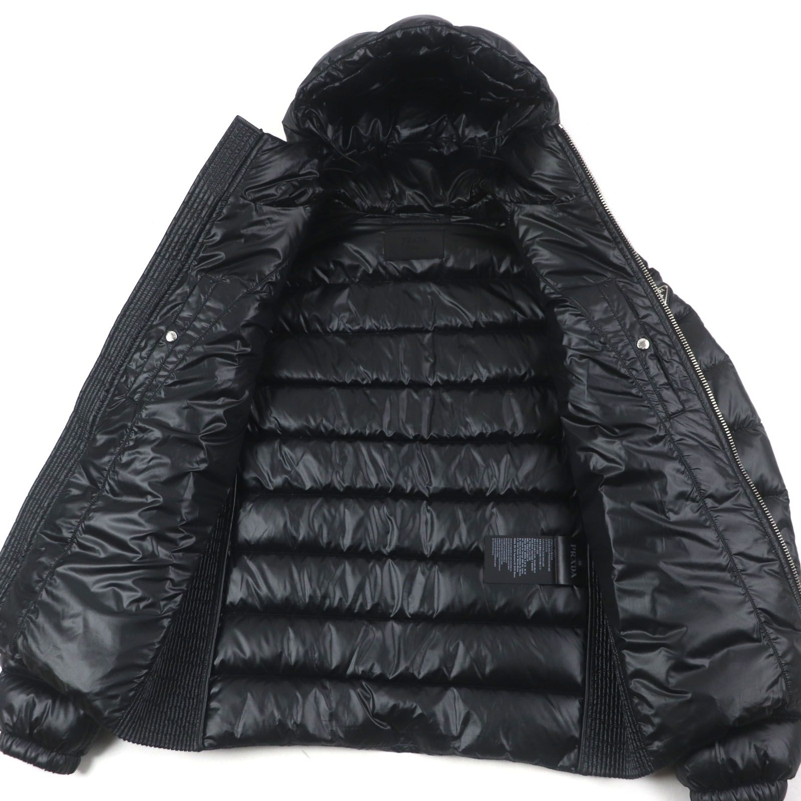 極美品▽PRADA プラダ 2022年製 SGA654 トライアングルロゴ 三角