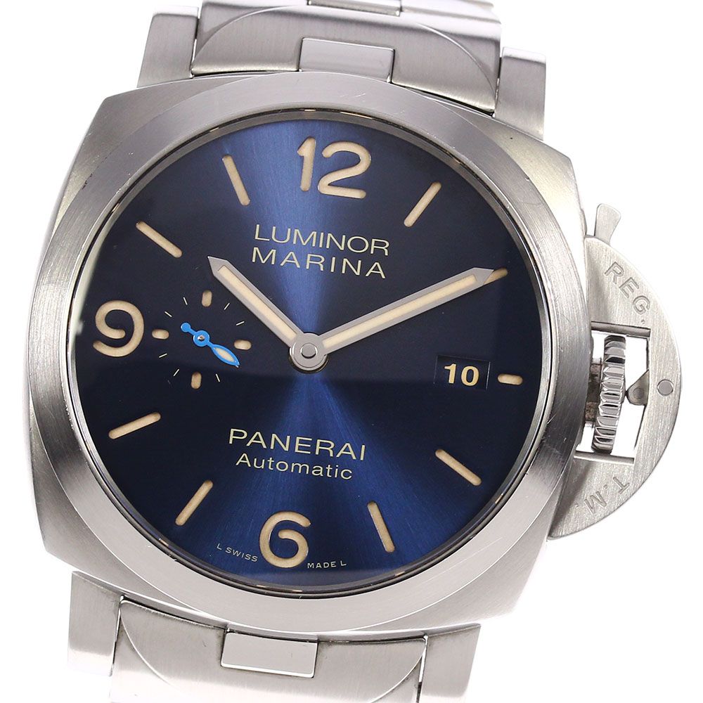 パネライ PANERAI PAM01058 ルミノール マリーナ デイト スモールセコンド 自動巻き メンズ箱・保証書付き_691250 - メルカリ