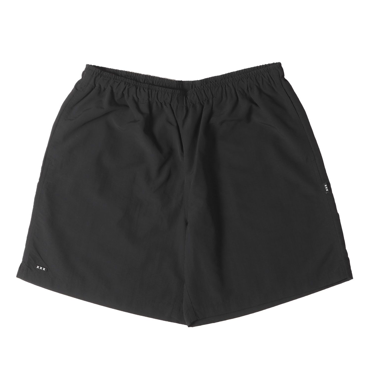 GOD SELECTION XXX ゴッド セレクション トリプルエックス パンツ サイズ XL | 23SS ナイロン スイムショーツ SWIM SHORTS | ブラック 黒 | ボトムス ショートパンツ メンズ