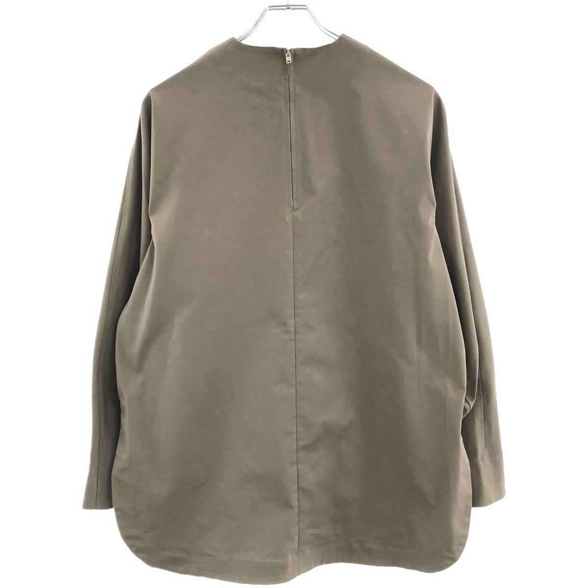 HYKE ハイク 21SS TASLAN TWILL TOP プルオーバーブラウス 211-15121 