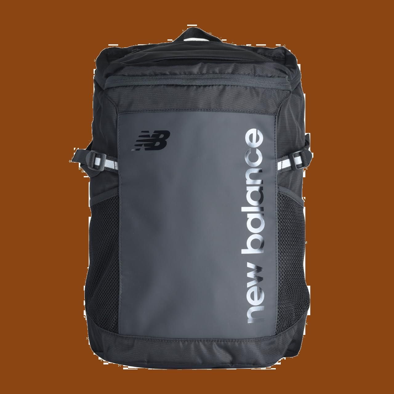 ジュニア レディース 耐久性 はっ水 撥水 A4収納 20L 通気 部活 黒 スクール 通学 大容量 LAB55617 トップローディングバックパック20<!-利用不可文字-!> リュック ニューバランス