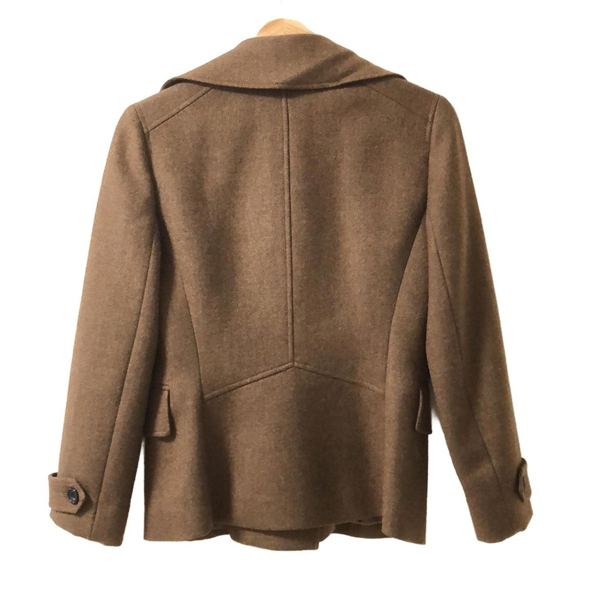 theory luxe セオリーリュクス コート サイズ0 XS レディース - ダークブラウン 長袖 ショート丈 秋 冬