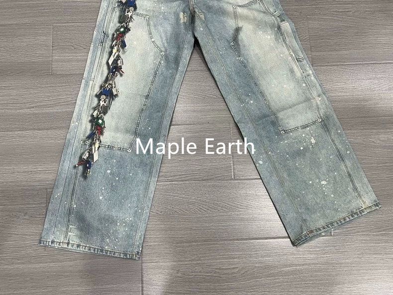希少 PROJECT G/R Trompe-l'œil デニムパンツ ワイドシルエット