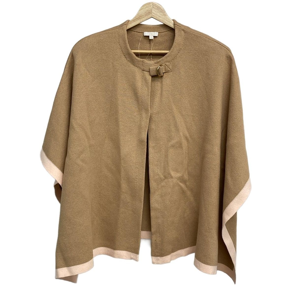 Chloe クロエ ポンチョ サイズ10 L レディース - ベージュ×ライトピンク 春|秋