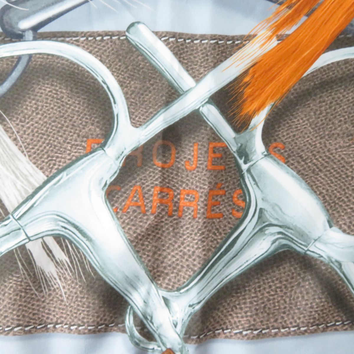 極美品☆HERMES エルメス Projets Carres カレ プロジェクト ポンチョ 