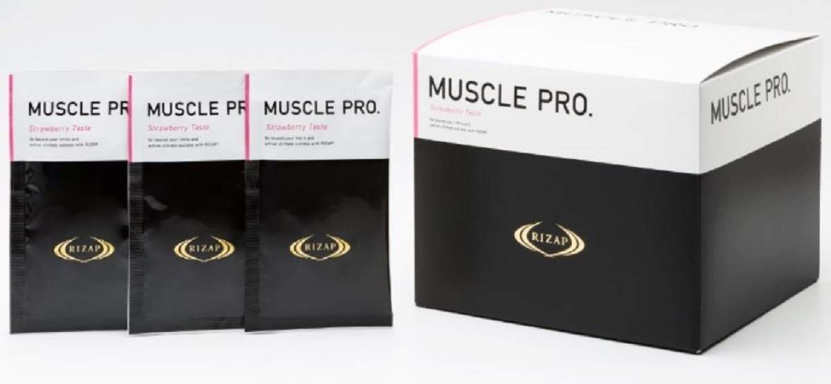 ライザップ MUSCLE PRO 780g 26g×30袋 ストロベリー風味 プロテイン