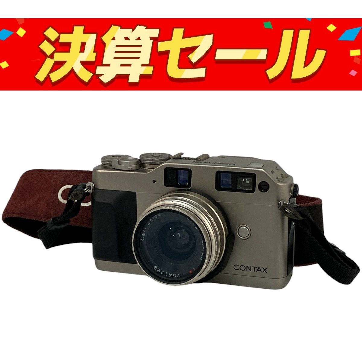 冬の感謝セール G1 CONTAX Carl ボディ カメラ フィルム /28 2.8 Biogon Zeiss フィルムカメラ