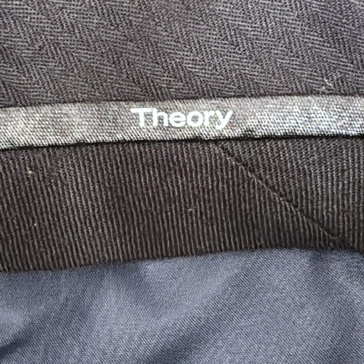 【美品】Theory セオリー　レディースパンツスーツセット　ネイビー　サイズ4 theory(セオリー) パンツ サイズ4 S レディース美品 - ダーク