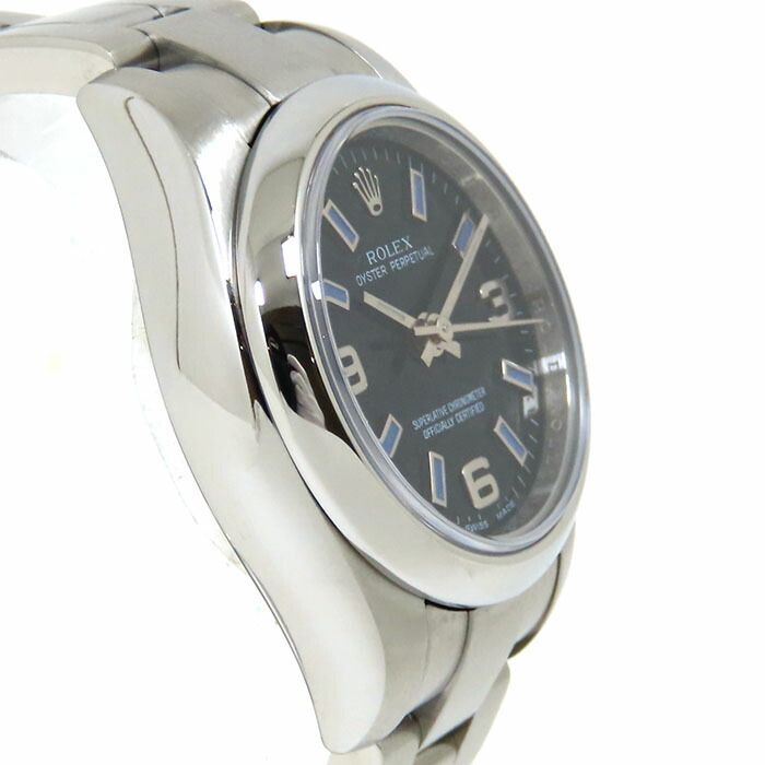 ROLEX ロレックス オイスターパーペチュアル 176200 V番 ブラック文字  